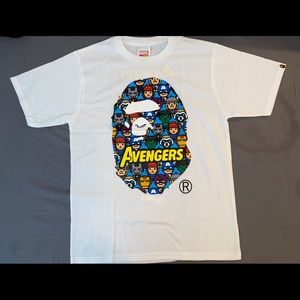 Bape x Avengers Ape Head Tee